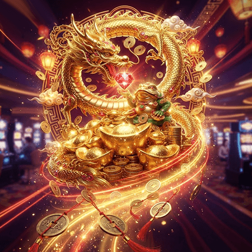 Premium LuckyLand Slots casino interface with golden slot machines